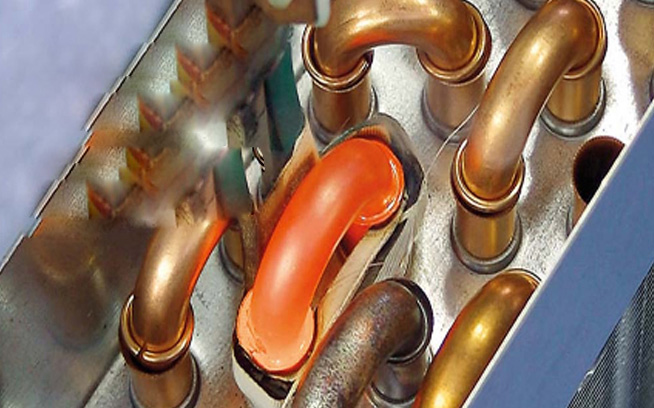 变压器铜排银钎焊案例